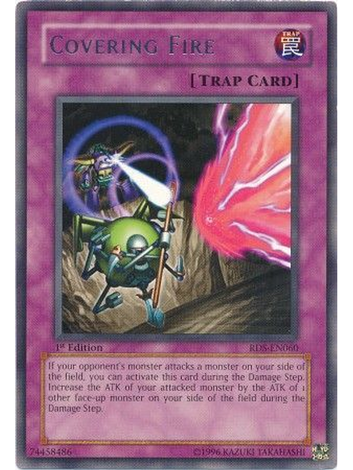 Covering Fire - RDS-EN060 - Rare 1st Edition 1