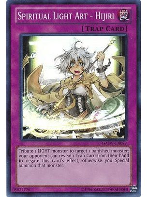 Spiritual Light Art - Hijiri - GAOV-EN077 - Super Rare Unlimited