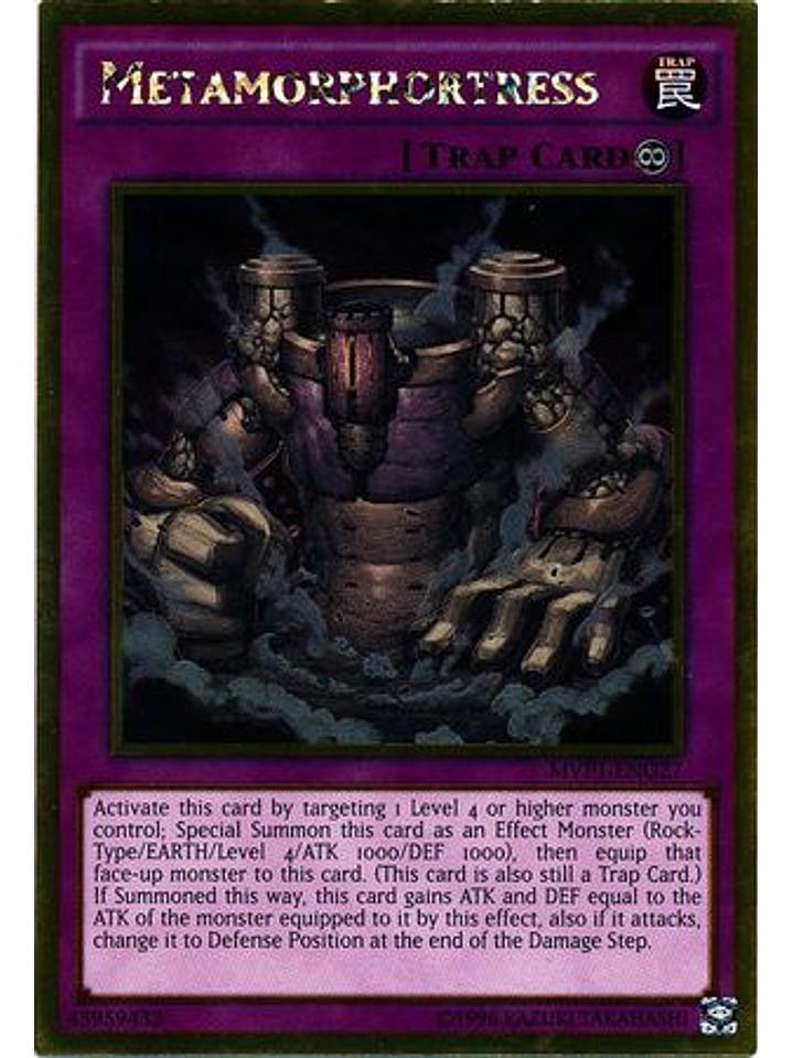 Metamorphortress - MVP1-ENG27 - Gold Rare Unlimited 1