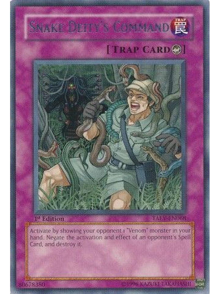 Snake Deity's Command - TAEV-EN068 - Rare 1st Edition 1