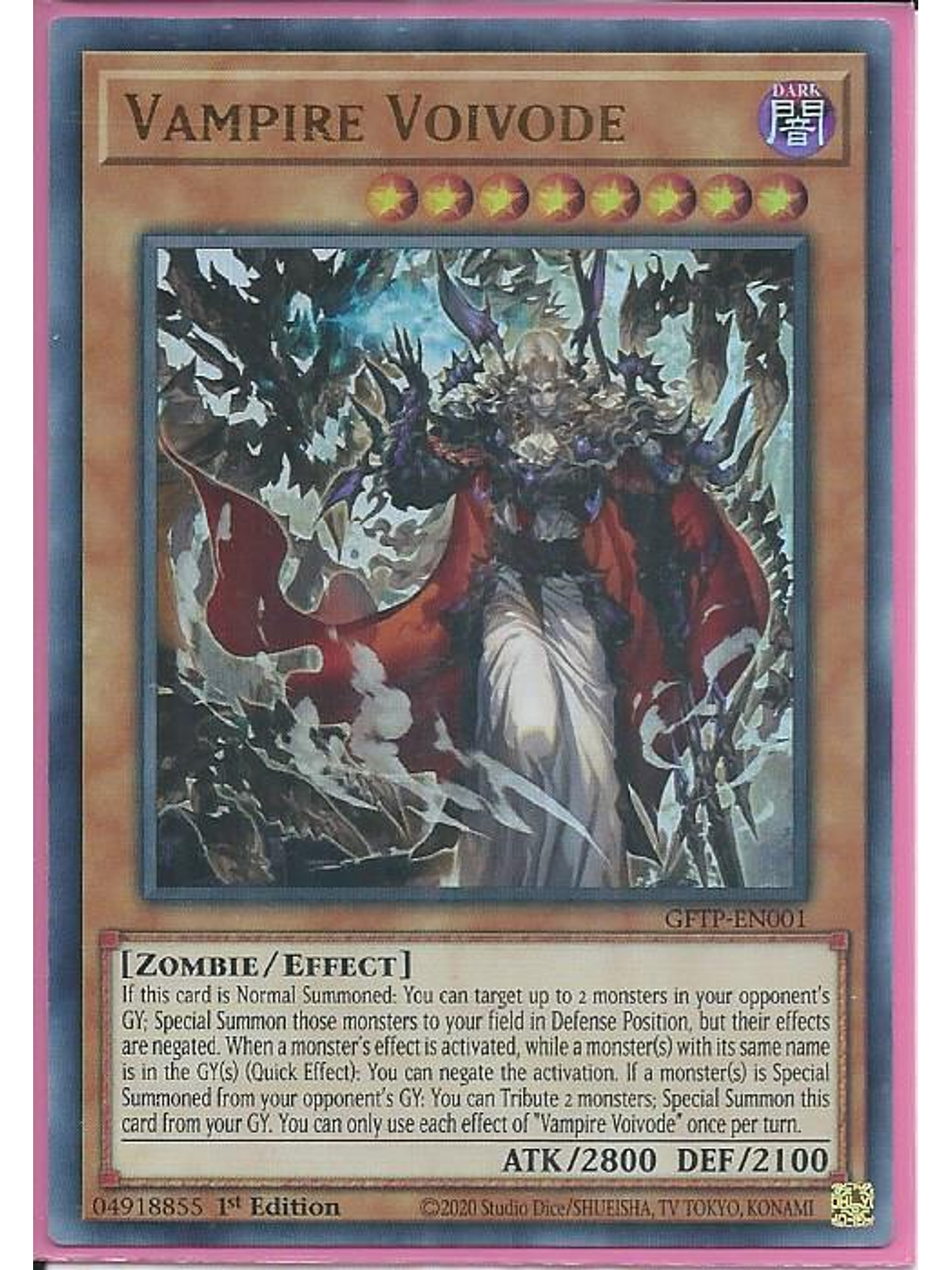 Vampire Voivode - GFTP-EN001 - Ultra Rare 1st Edition 1