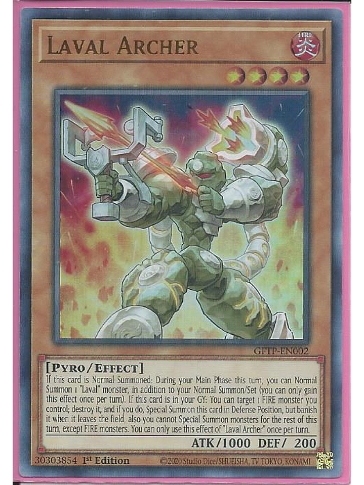 Laval Archer - GFTP-EN002 - Ultra Rare 1st Edition 1