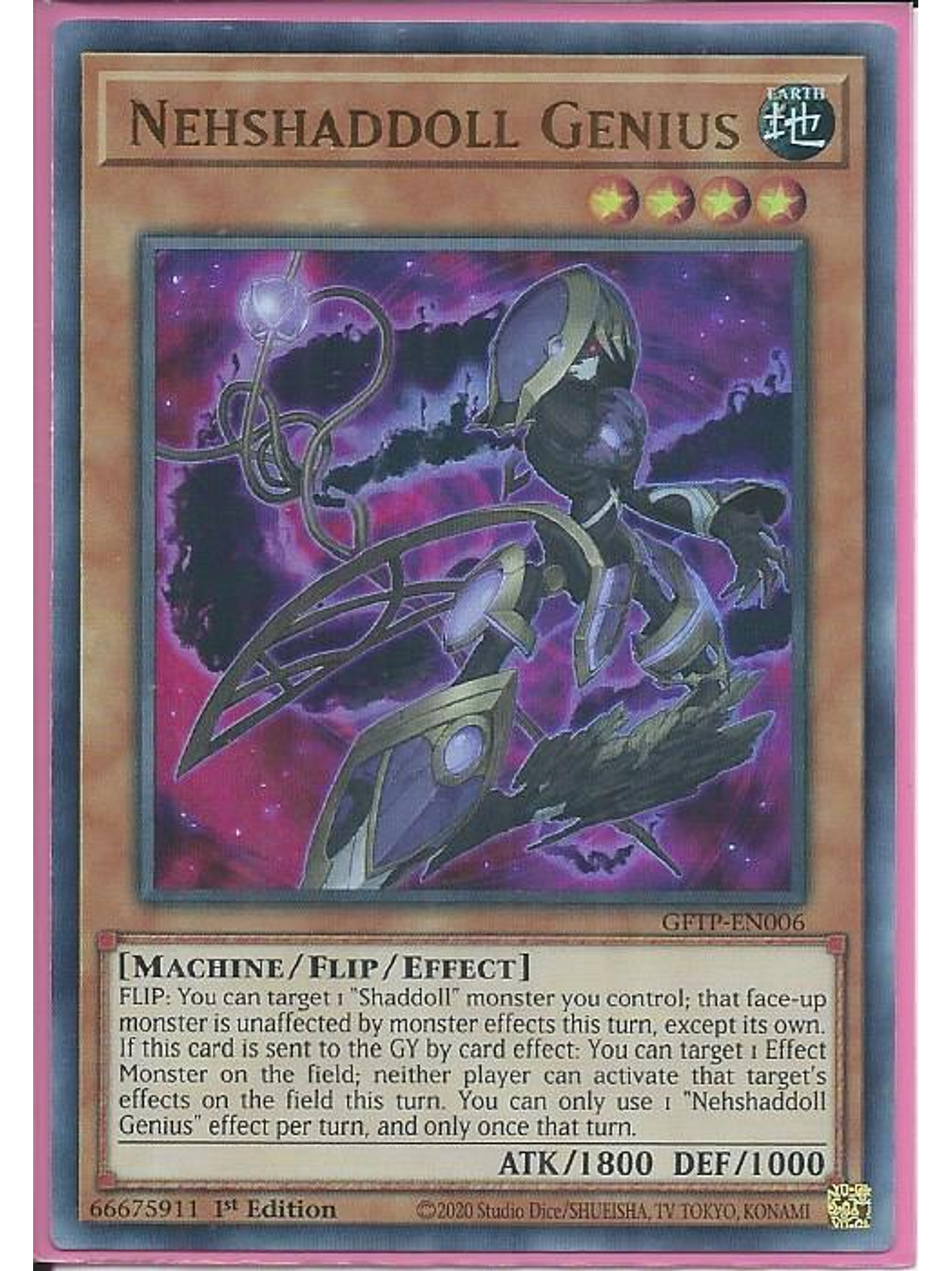 Nehshaddoll Genius - GFTP-EN006 - Ultra Rare 1st Edition 1
