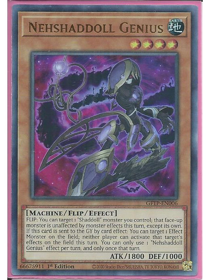 Nehshaddoll Genius - GFTP-EN006 - Ultra Rare 1st Edition 1