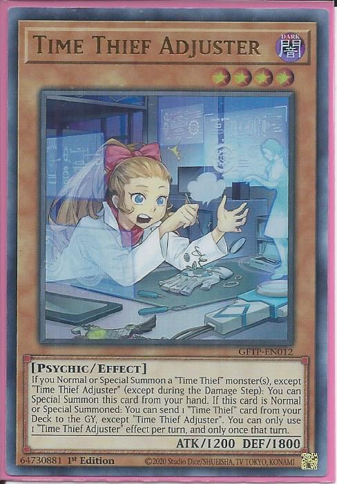 Time Thief Adjuster - GFTP-EN012 - Ultra Rare 1st Edition