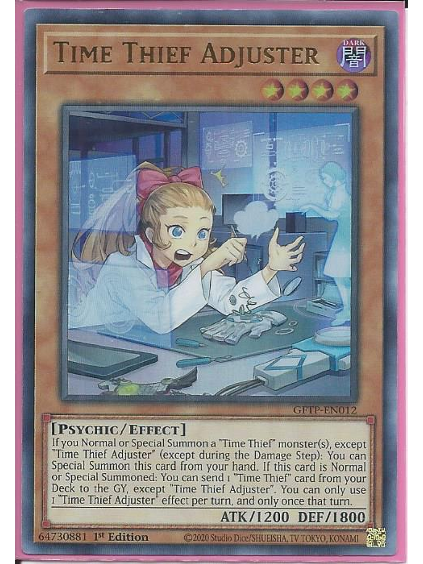 Time Thief Adjuster - GFTP-EN012 - Ultra Rare 1st Edition 1