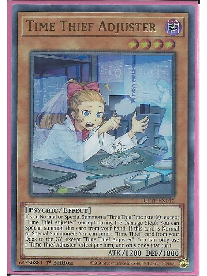 Time Thief Adjuster - GFTP-EN012 - Ultra Rare 1st Edition 1