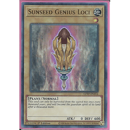 Sunseed Genius Loci - GFTP-EN014 - Ultra Rare 1st Edition