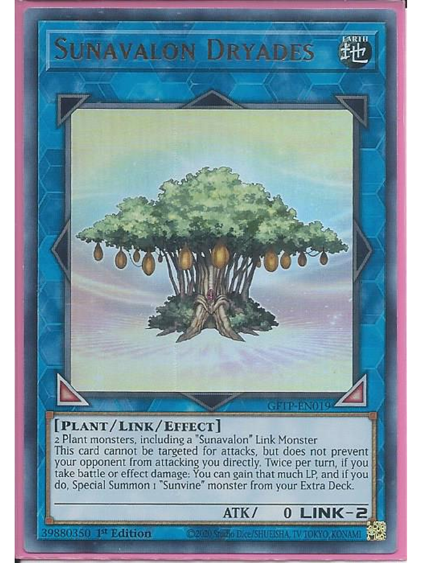 Sunavalon Dryades - GFTP-EN019 - Ultra Rare 1st Edition 1