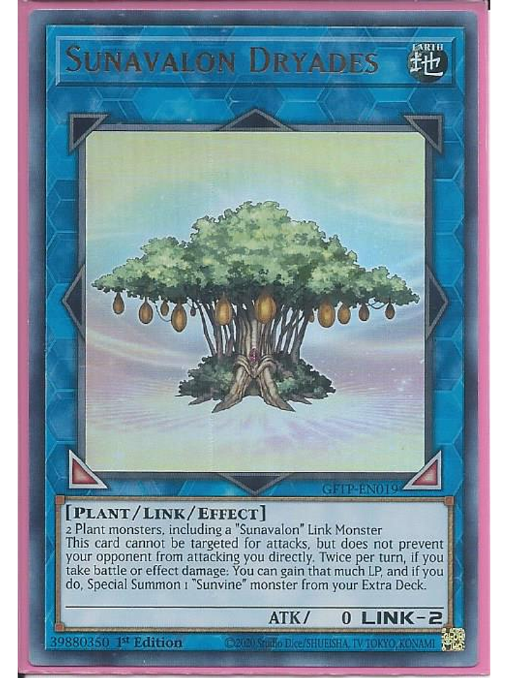 Sunavalon Dryades - GFTP-EN019 - Ultra Rare 1st Edition 1