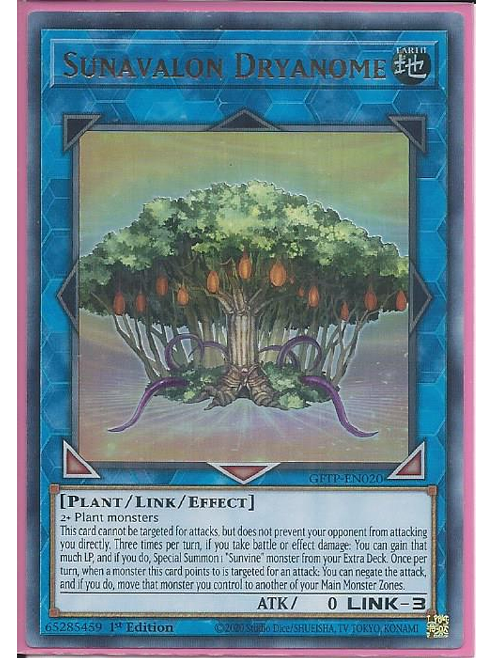 Sunavalon Dryanome - GFTP-EN020 - Ultra Rare 1st Edition 1
