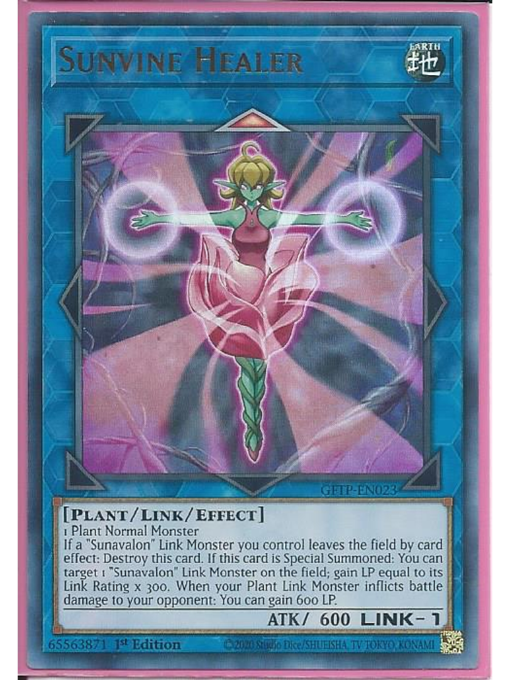Sunvine Healer - GFTP-EN023 - Ultra Rare 1st Edition 1
