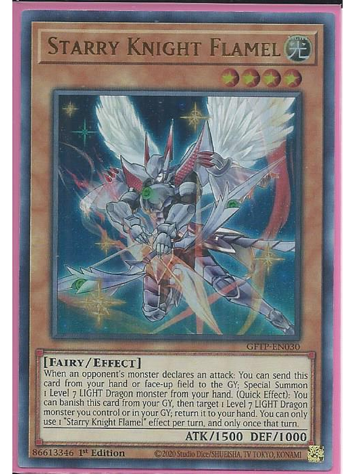 Starry Knight Flamel - GFTP-EN030 - Ultra Rare 1st Edition 1