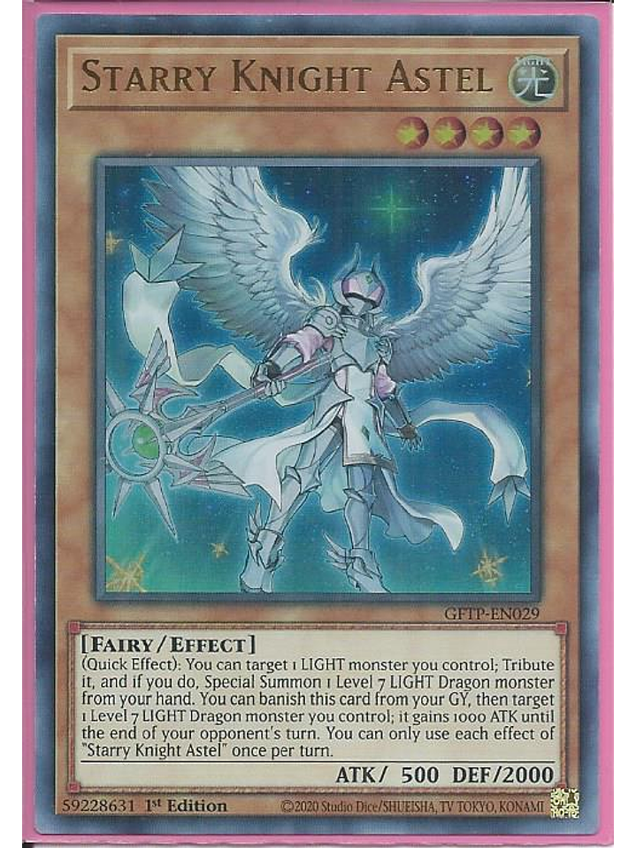 Starry Knight Astel - GFTP-EN029 - Ultra Rare 1st Edition 1