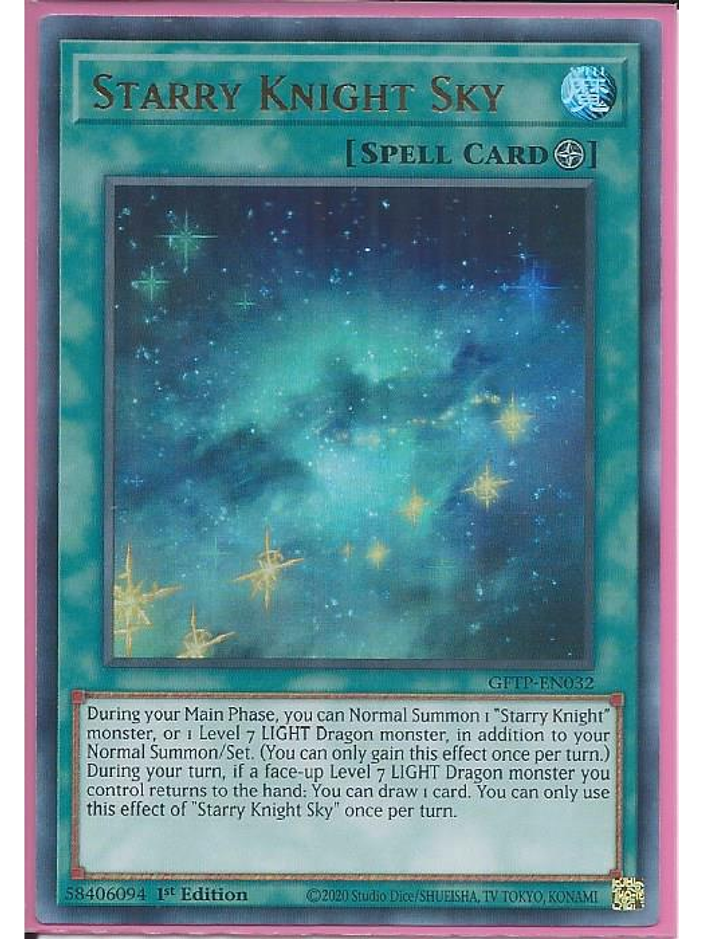 Starry Knight Sky - GFTP-EN032 - Ultra Rare 1st Edition 1
