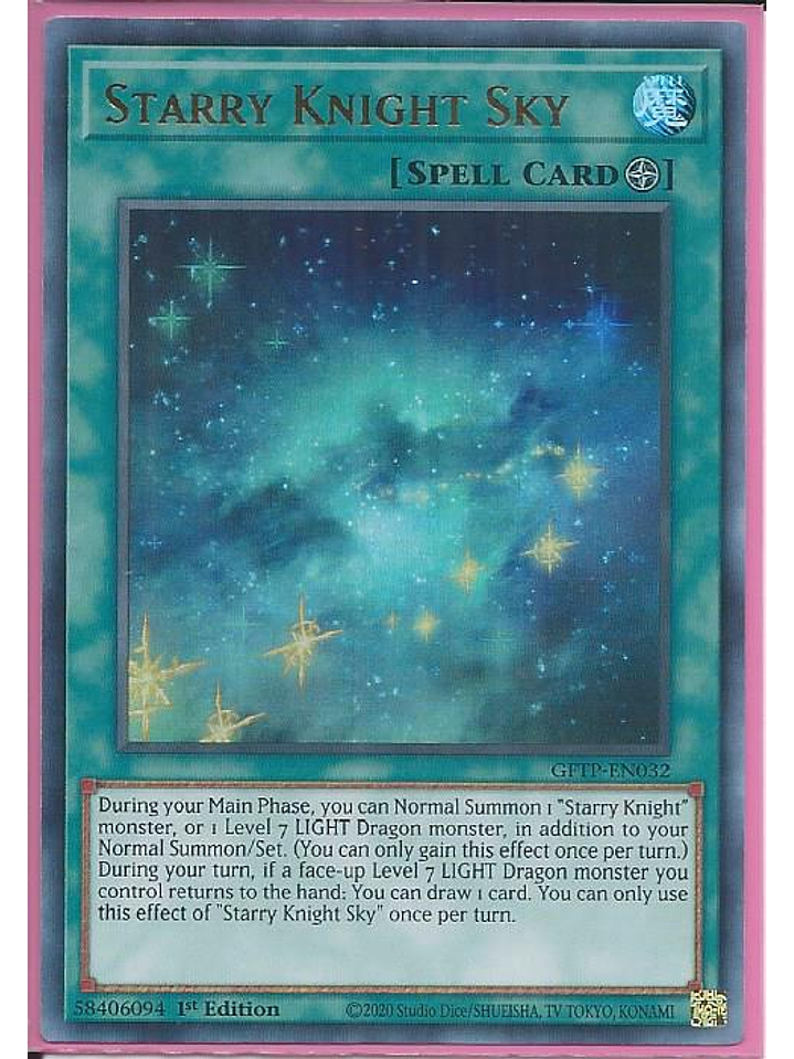 Starry Knight Sky - GFTP-EN032 - Ultra Rare 1st Edition 1