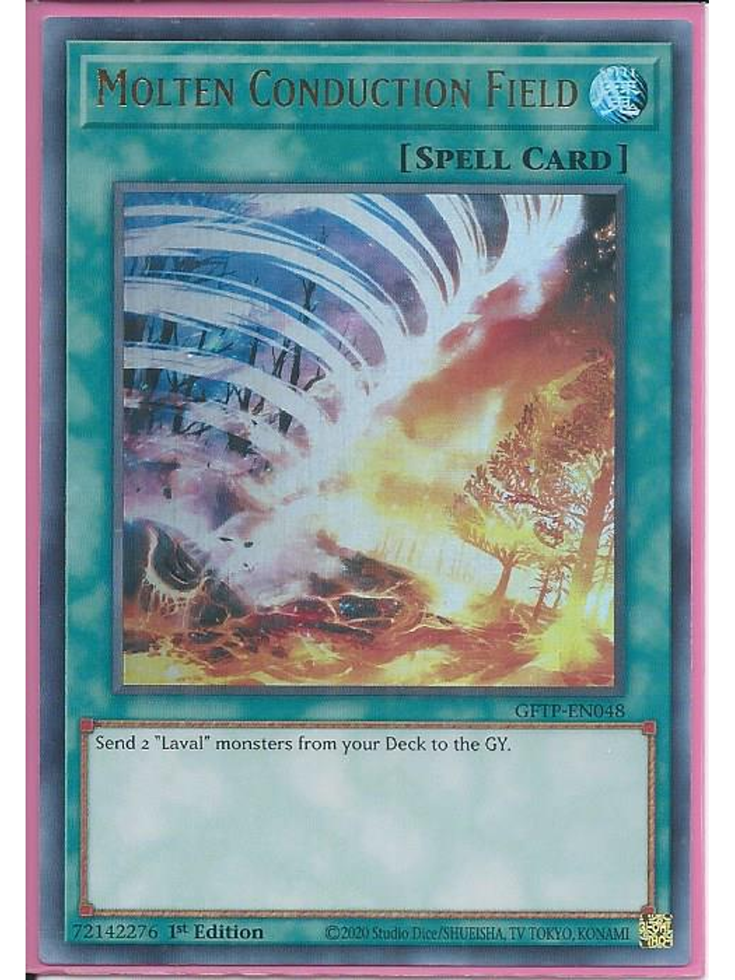 Molten Conduction Field - GFTP-EN048 - Ultra Rare 1st Edition 1