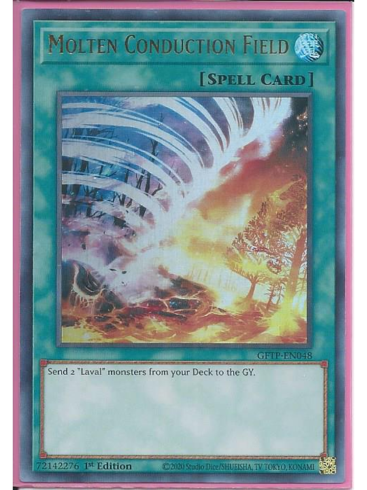 Molten Conduction Field - GFTP-EN048 - Ultra Rare 1st Edition 1