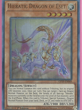 Hieratic Dragon of Eset - GFTP-EN049 - Ultra Rare 1st Edition
