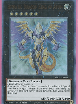 Hieratic Dragon King of Atum - GFTP-EN051 - Ultra Rare 1st Edition