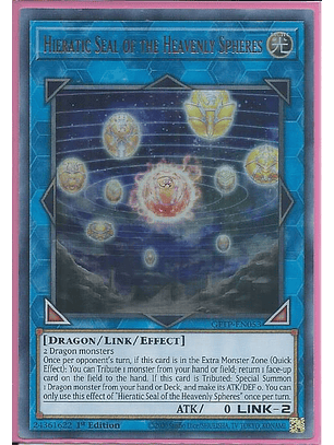 Hieratic Seal of the Heavenly Spheres - GFTP-EN053 - Ultra Rare 1st Edition