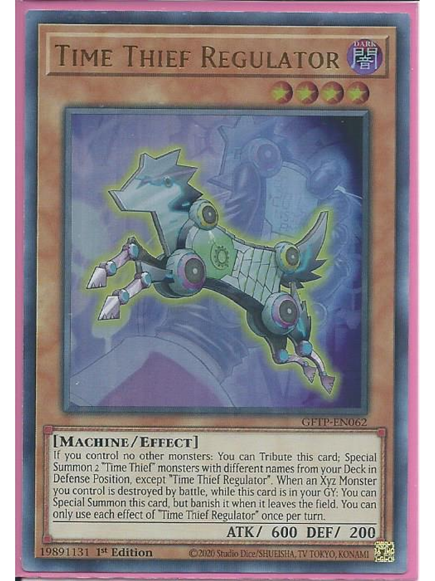 Time Thief Regulator - GFTP-EN062 - Ultra Rare 1st Edition 1