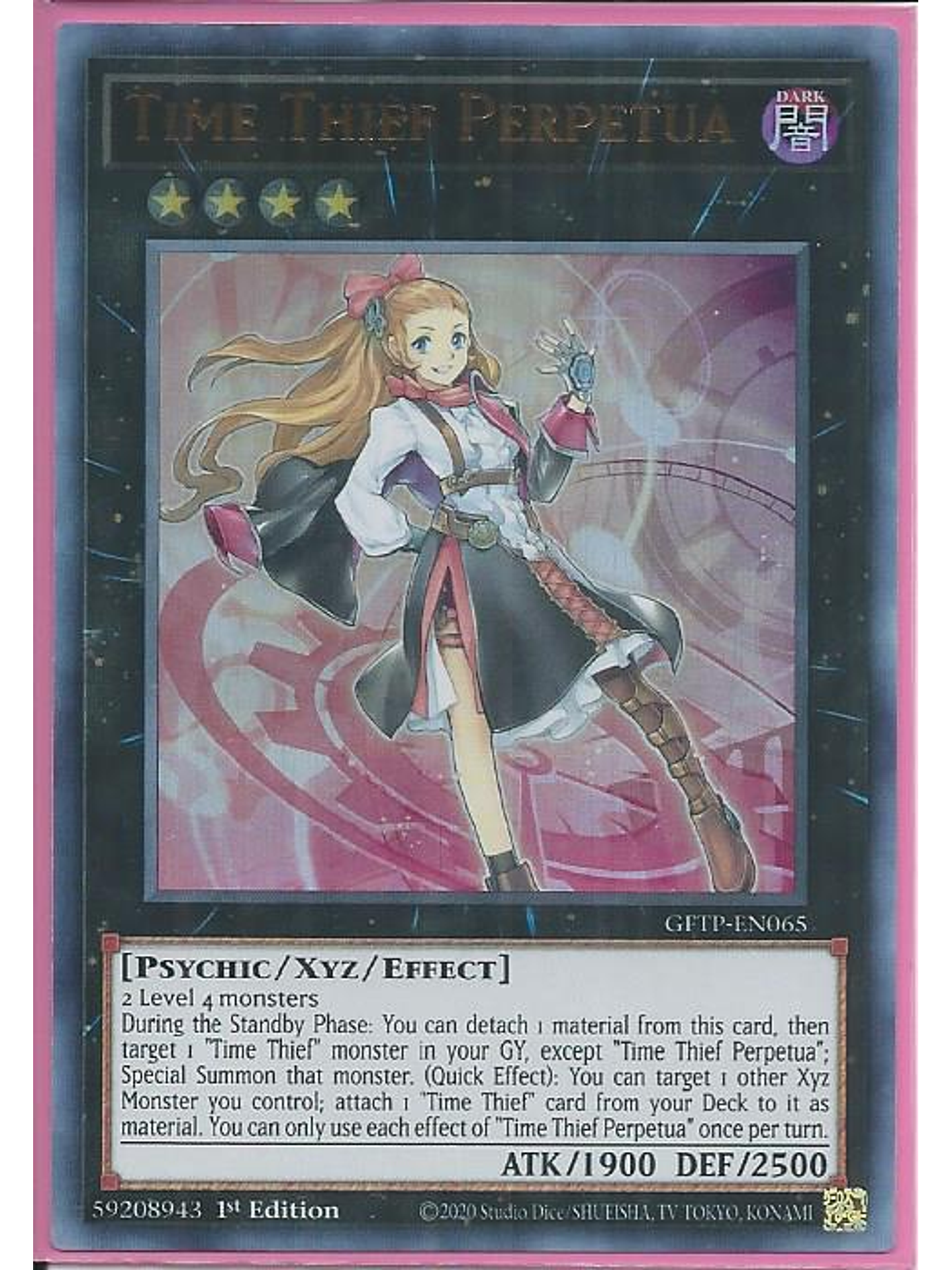 Time Thief Perpetua - GFTP-EN065 - Ultra Rare 1st Edition 1