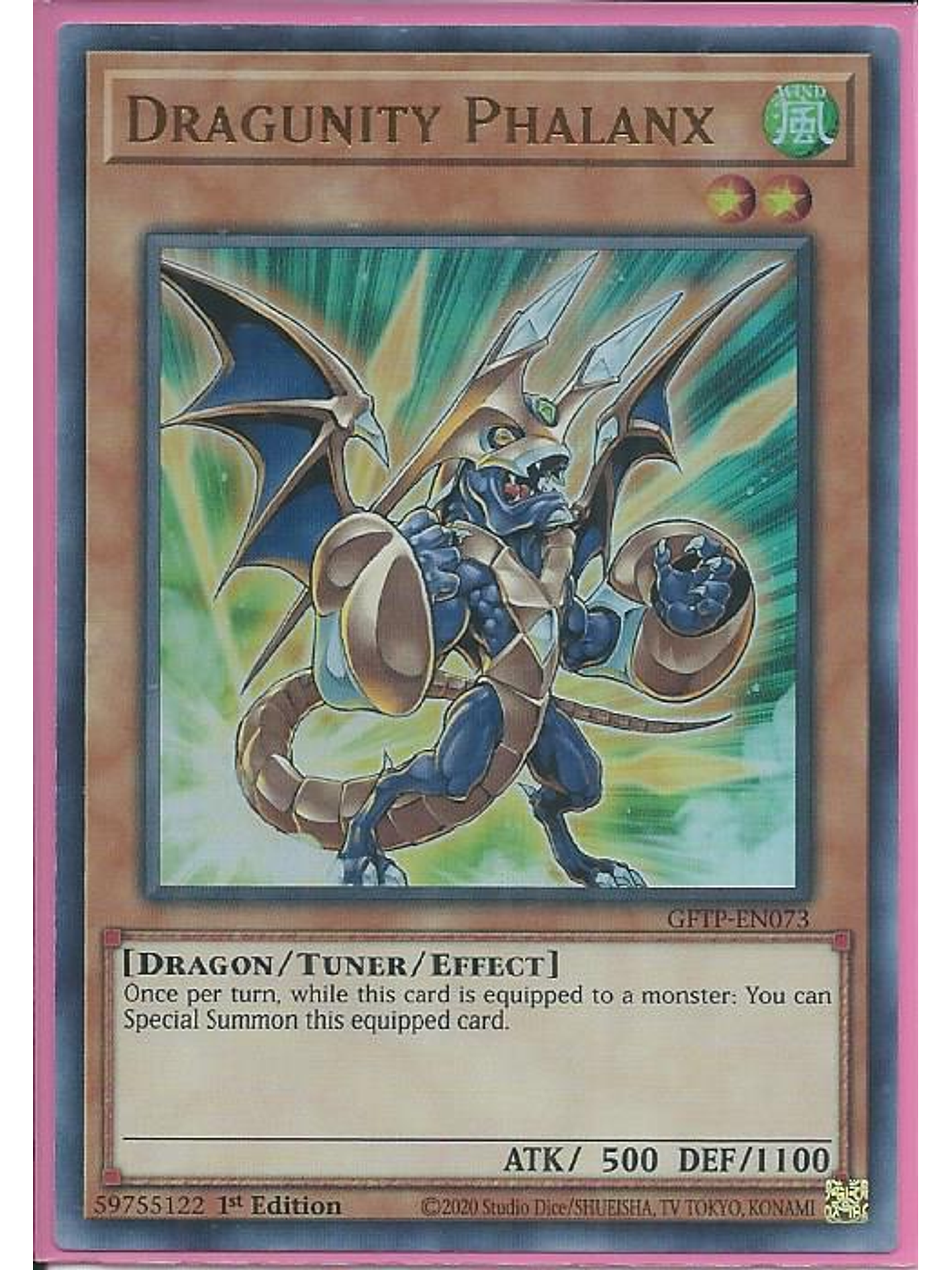 Dragunity Phalanx - GFTP-EN073 - Ultra Rare 1st Edition 1