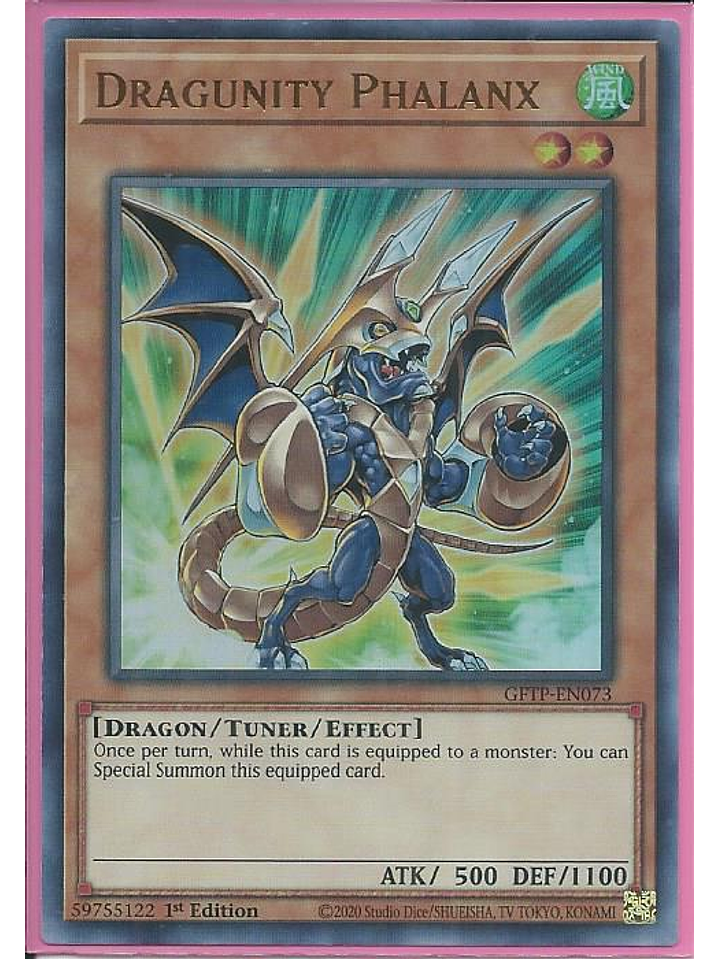 Dragunity Phalanx - GFTP-EN073 - Ultra Rare 1st Edition 1