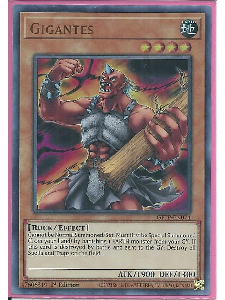 Gigantes - GFTP-EN074 - Ultra Rare 1st Edition 1