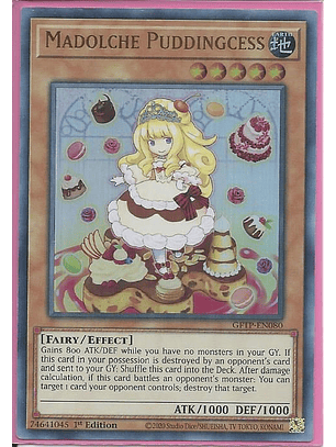 Madolche Puddingcess - GFTP-EN080 - Ultra Rare 1st Edition