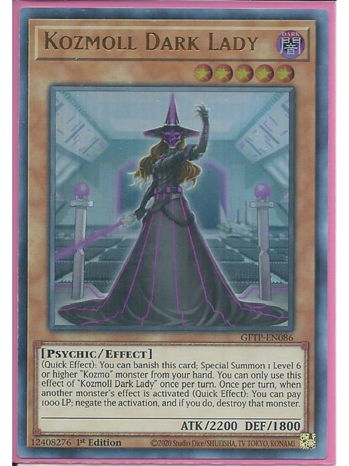 Kozmoll Dark Lady - GFTP-EN086 - Ultra Rare 1st Edition 1