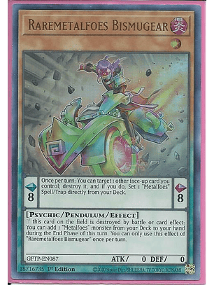 Raremetalfoes Bismugear - GFTP-EN087 - Ultra Rare 1st Edition