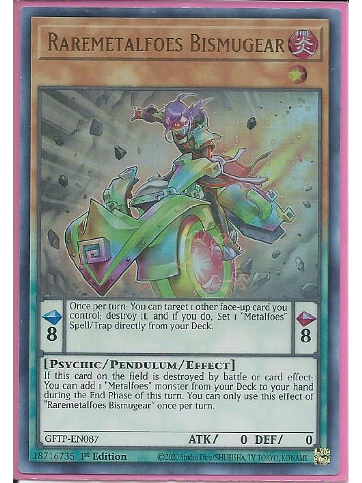 Raremetalfoes Bismugear - GFTP-EN087 - Ultra Rare 1st Edition 1