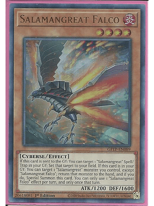 Salamangreat Falco - GFTP-EN089 - Ultra Rare 1st Edition