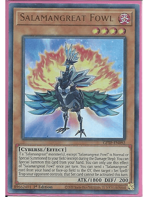 Salamangreat Fowl - GFTP-EN092 - Ultra Rare 1st Edition