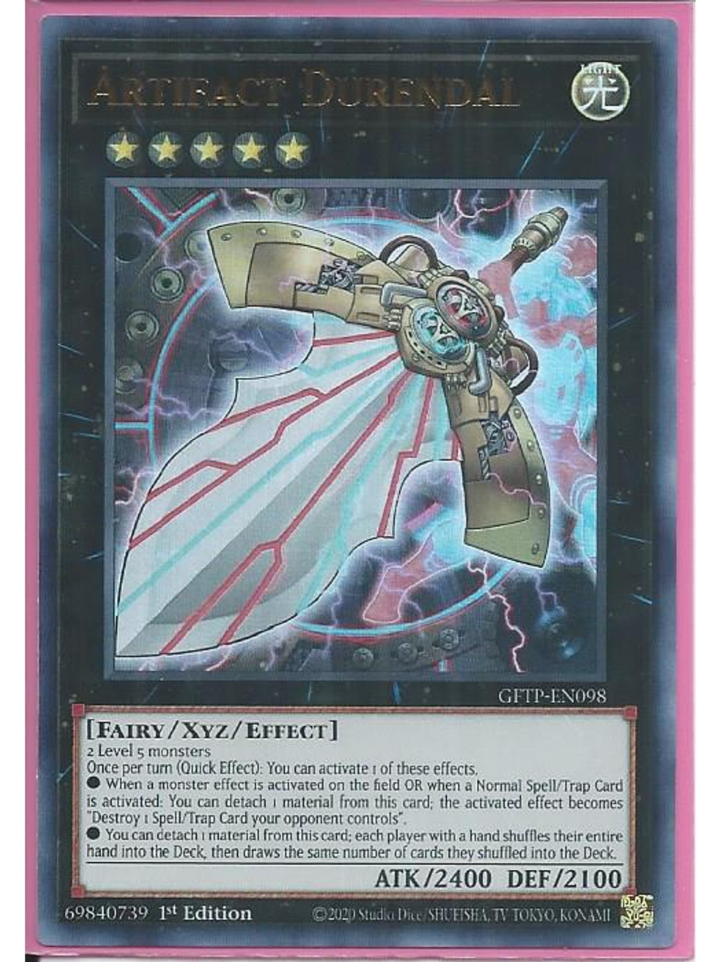 Artifact Durendal - GFTP-EN098 - Ultra Rare 1st Edition 1