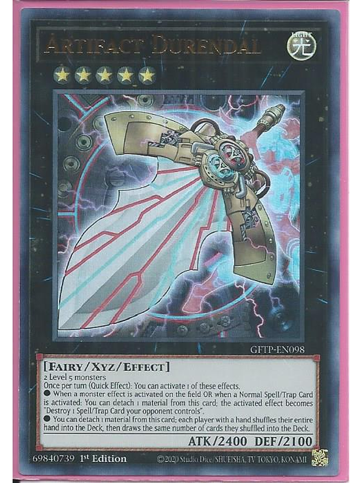 Artifact Durendal - GFTP-EN098 - Ultra Rare 1st Edition 1