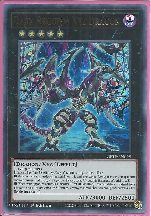 Dark Requiem Xyz Dragon - GFTP-EN099 - Ultra Rare 1st Edition
