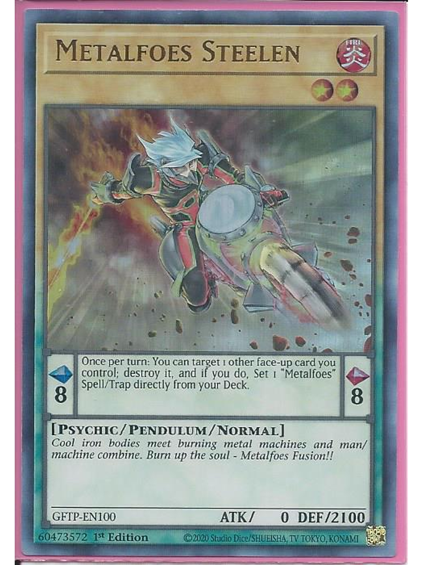 Metalfoes Steelen - GFTP-EN100 - Ultra Rare 1st Edition 1