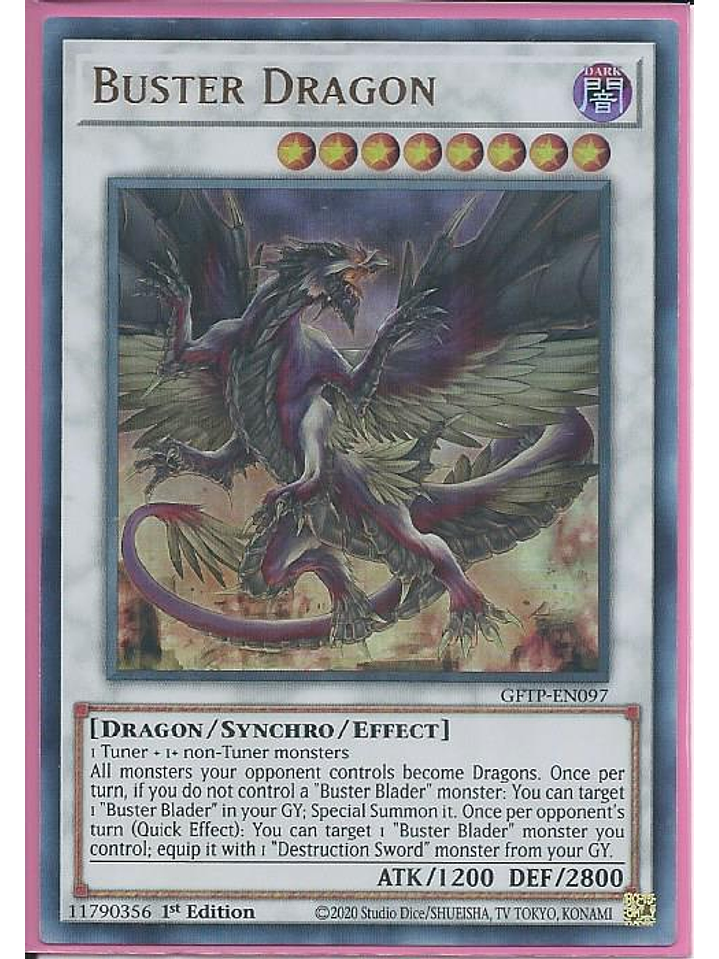 Buster Dragon - GFTP-EN097 - Ultra Rare 1st Edition 1
