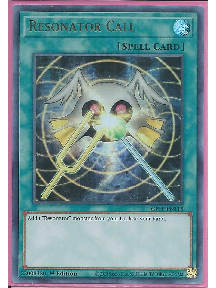 Resonator Call - GFTP-EN115 - Ultra Rare 1st Edition 1