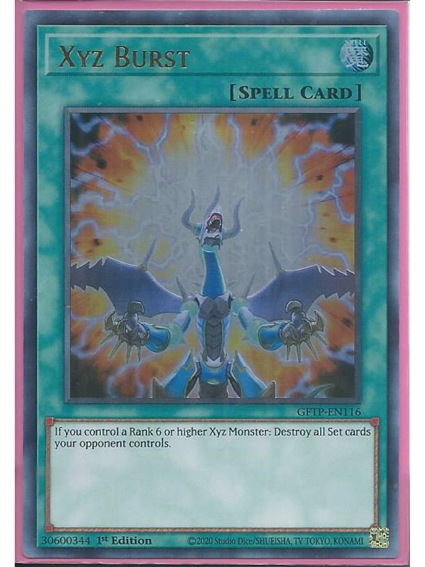 Xyz Burst - GFTP-EN116 - Ultra Rare 1st Edition 1