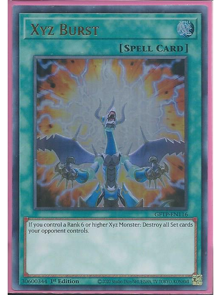Xyz Burst - GFTP-EN116 - Ultra Rare 1st Edition 1