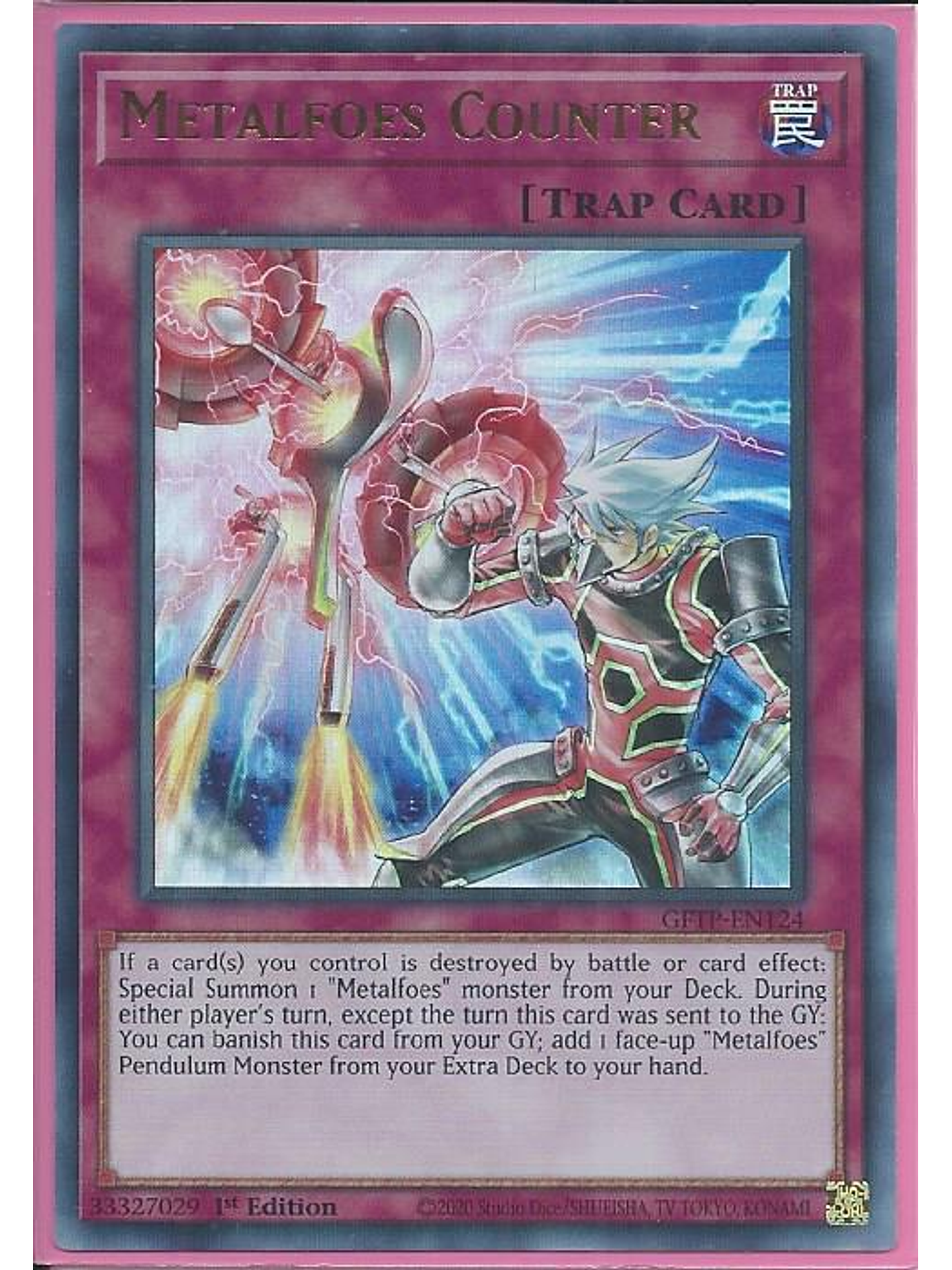 Metalfoes Counter - GFTP-EN124 - Ultra Rare 1st Edition 1