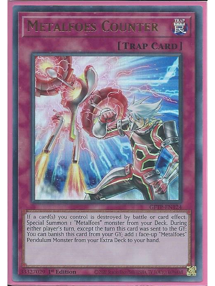 Metalfoes Counter - GFTP-EN124 - Ultra Rare 1st Edition 1
