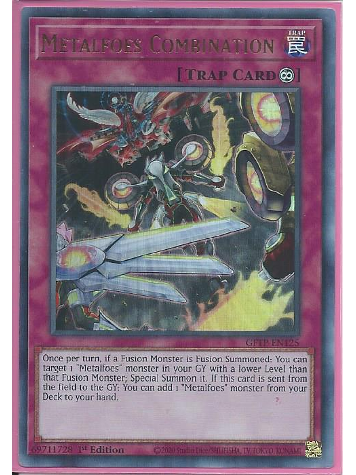 Metalfoes Combination - GFTP-EN125 - Ultra Rare 1st Edition 1