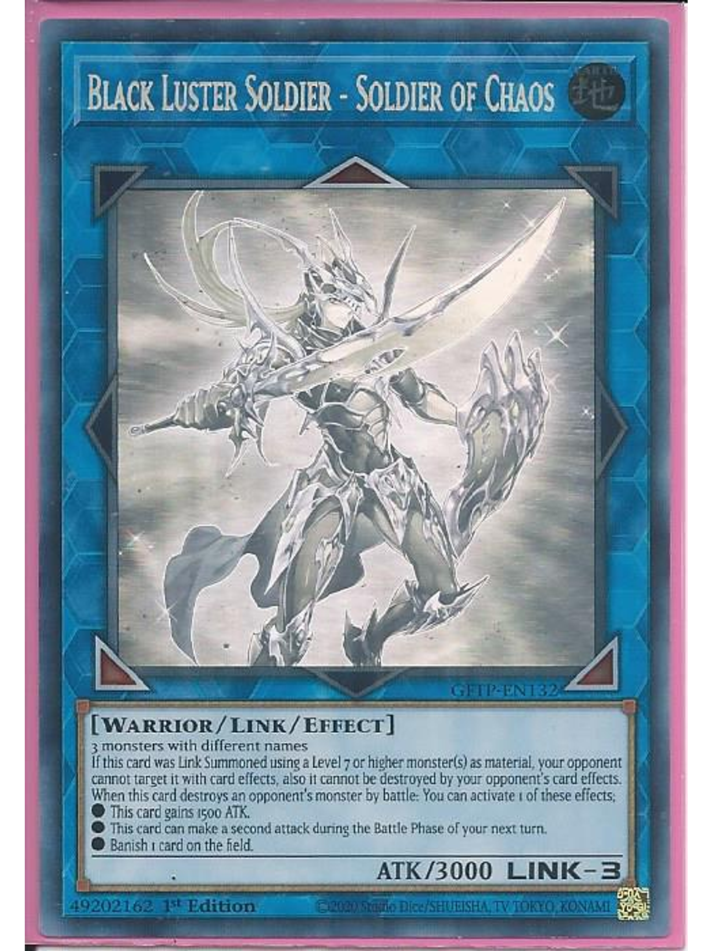 Black Luster Soldier - Soldier of Chaos - GFTP-EN132 - Ghost Rare 1st Edition 1