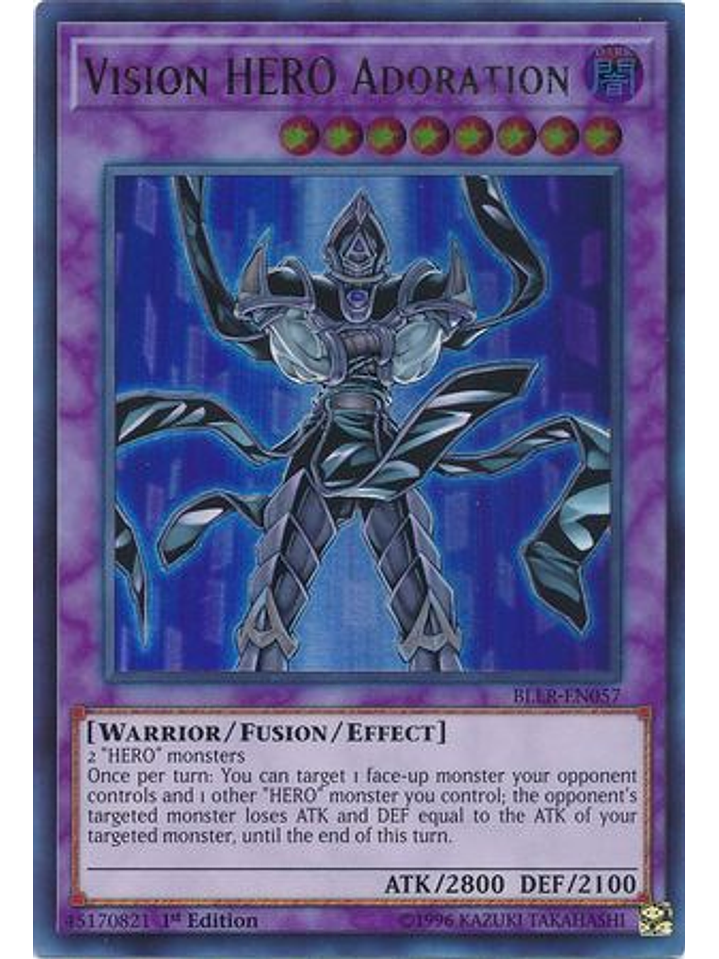 Vision Hero Adoration - bllr-en057 - Ultra Rare 1st Edition 1