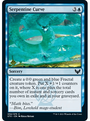 Serpentine Curve 052/275